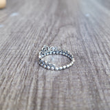 Crown heart silver 925 ring