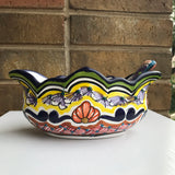 Salsero and spoon talavera pottery