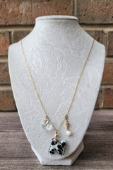 Letter N Talavera necklace