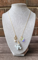 Letter N Talavera necklace