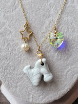 Letter N Talavera necklace