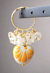 Ajustable Talavera/Agatas ring