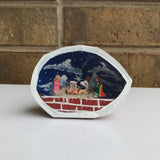 Mini nativity decor