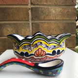 Salsero and spoon talavera pottery